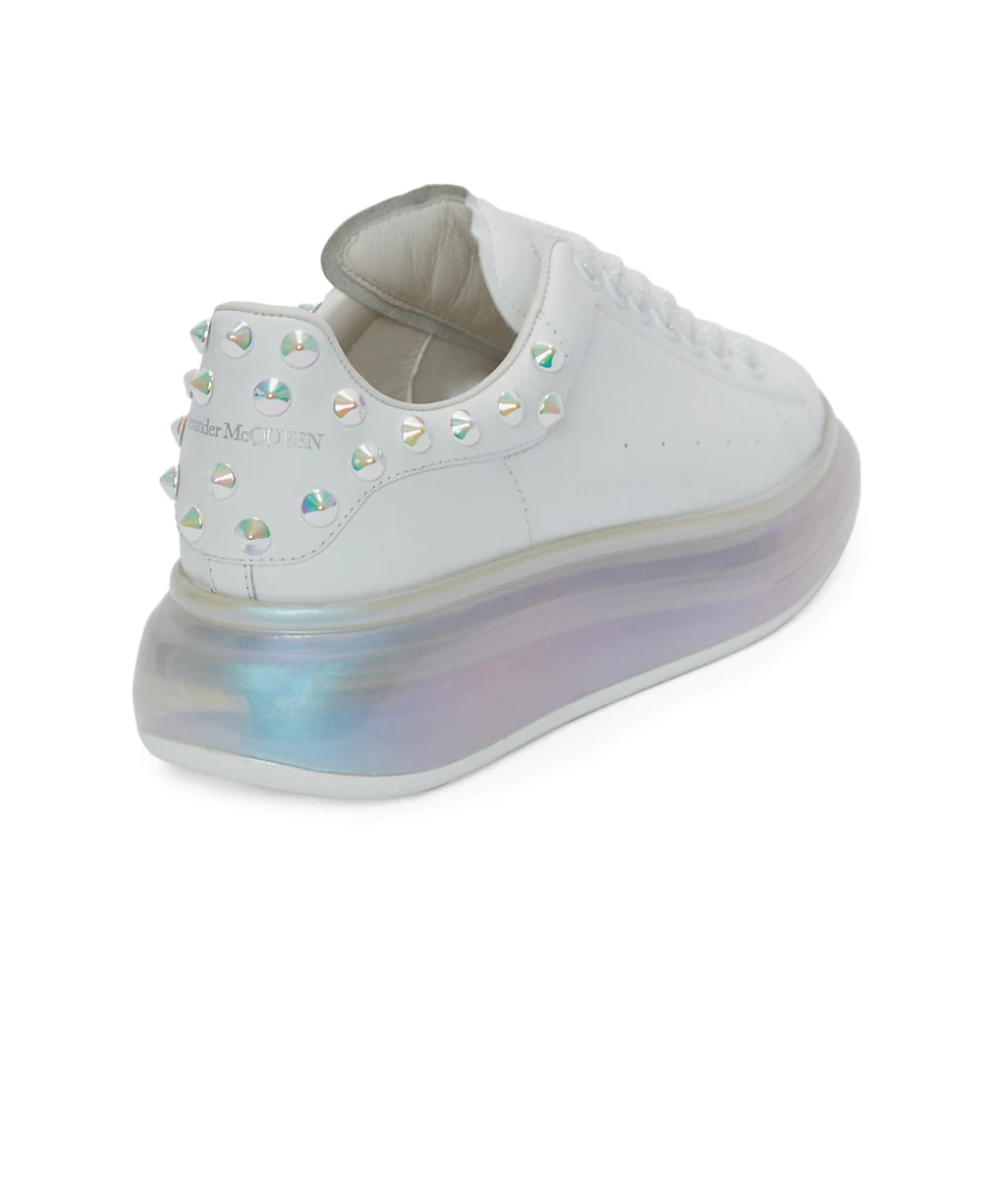 Alexander McQueen Clear-Sole Women's Sneakers Size 9 US / 39 EU White  Iridescent | eBay